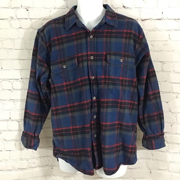 Field & Stream Other - Field & Stream Plaid Heavyweight Flannel Shirt
